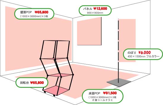 展示会支援印刷イメージ