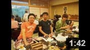 大阪米谷印刷の社員旅行　笑顔の宴会　香川旅行